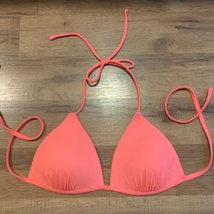 OP (Ocean Pacific) coral push up bikini top